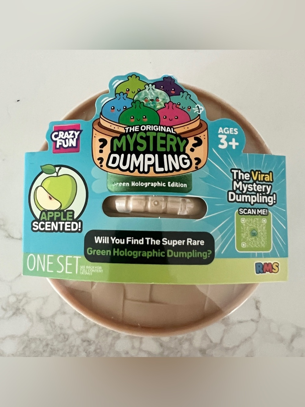 Mystery dumpling crazy fun RMS viral squishy five below apple green